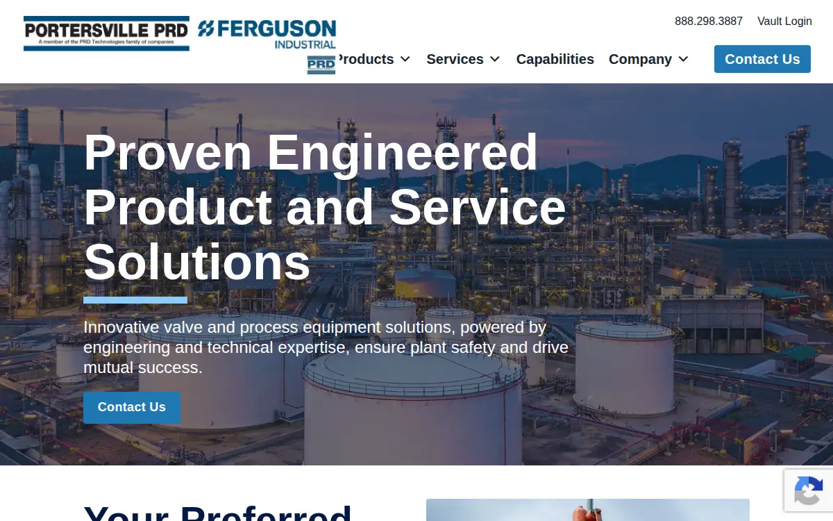 Homepage of Portersville Prd, LLC