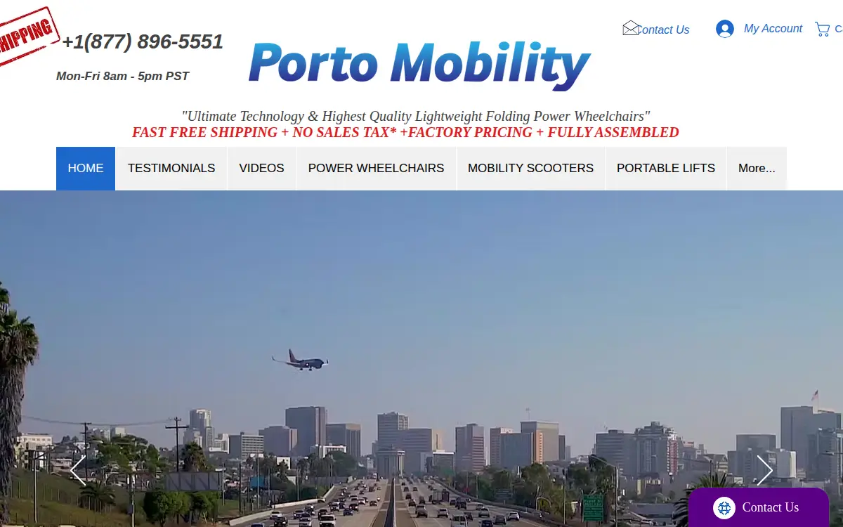 Homepage of Portola Tech LLC