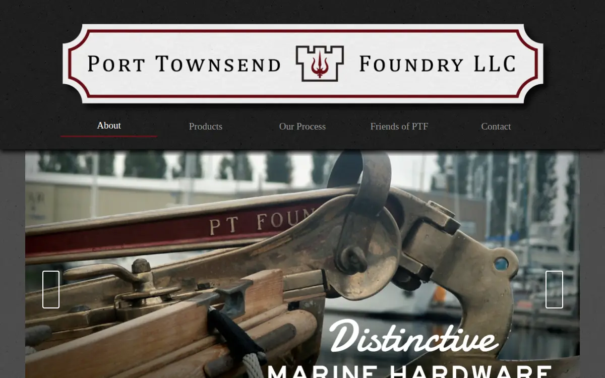 Homepage of Port Townsend Foundry LLC