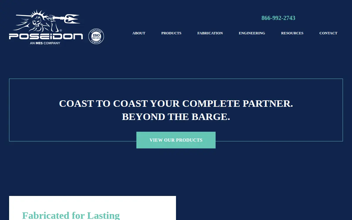 Homepage of Poseidon,llc