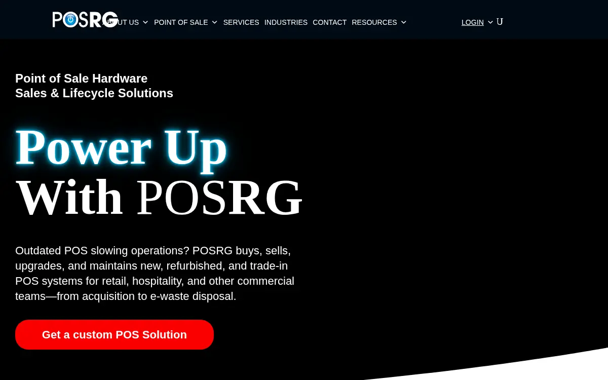 Homepage of Pos Remarketing Group INC