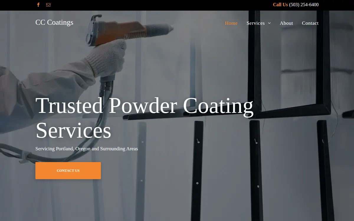 Homepage of Cc Coatings INC