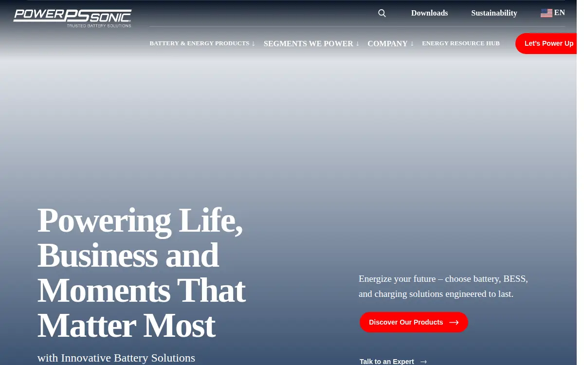 Homepage of The Power-sonic Corporation
