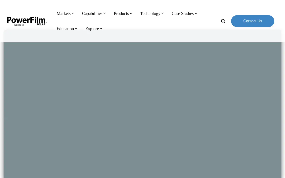 Homepage of Powerfilm, INC.