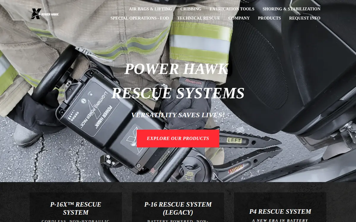 Homepage of Power Hawk Technologies, INC.