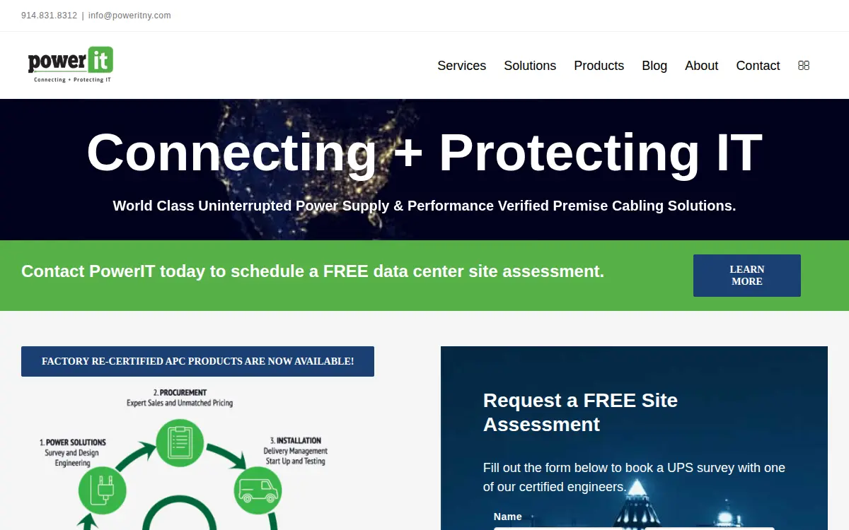 Homepage of Power It USA INC
