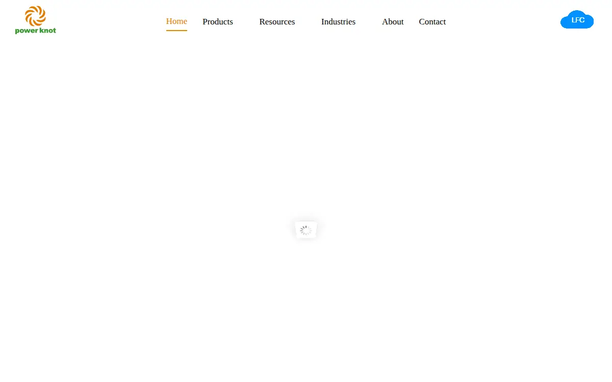 Homepage of Power Knot LLC