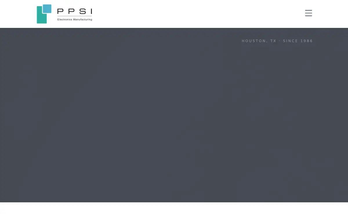 Homepage of Professionalized Products and Services, INC.