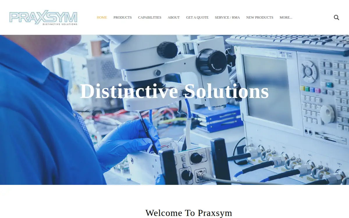 Homepage of Praxsym INC