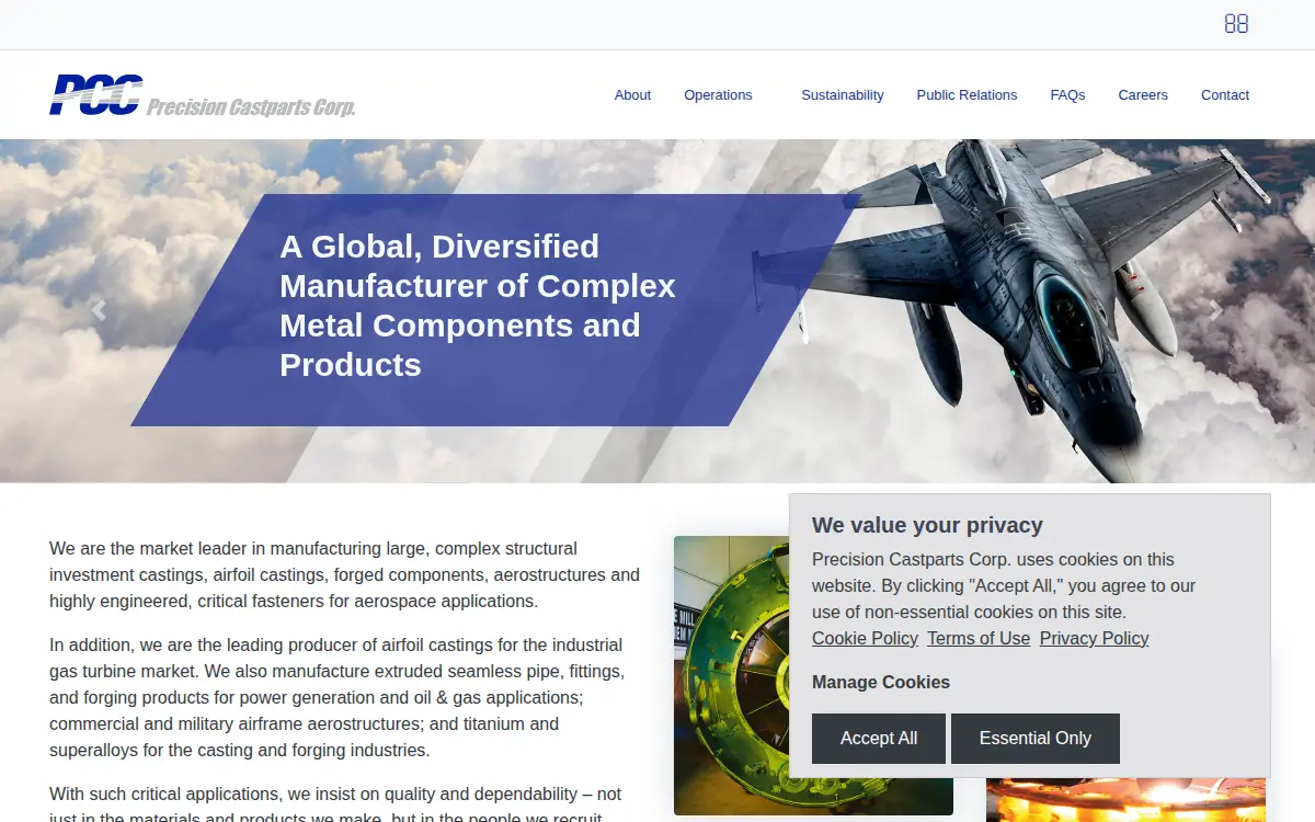 Homepage of Carlton Forge Works