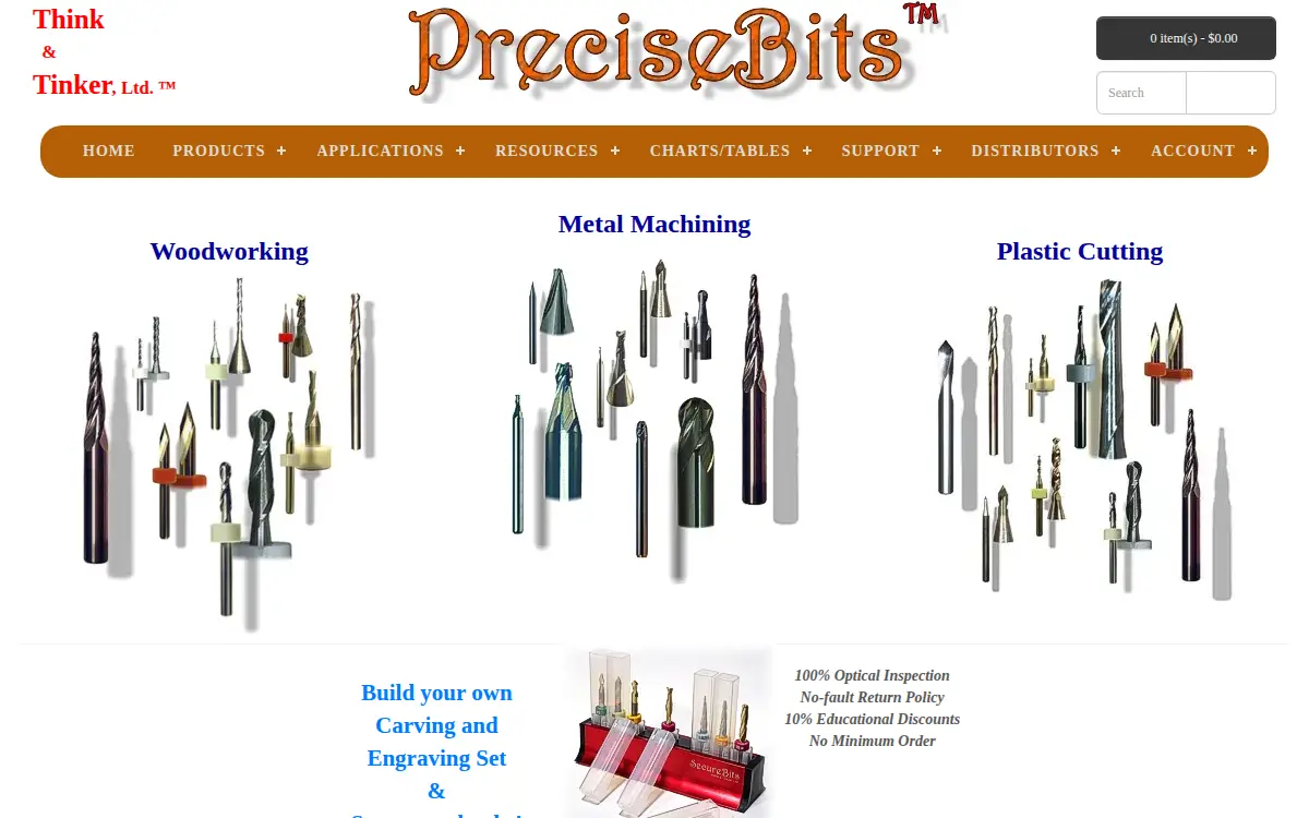Homepage of Think & Tinker, LTD