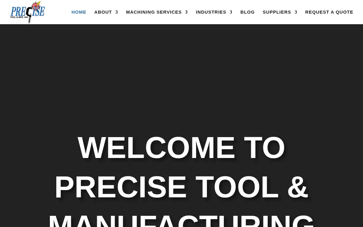 Homepage of Precise Tool & Manufacturing INC