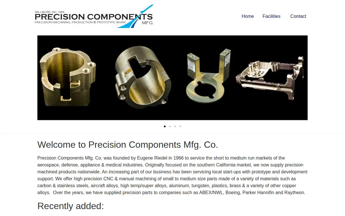 Homepage of Willmore INC