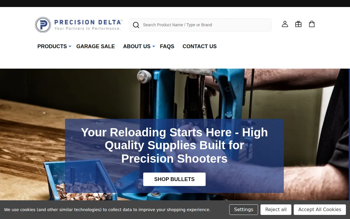 Homepage of Precision Delta CORP