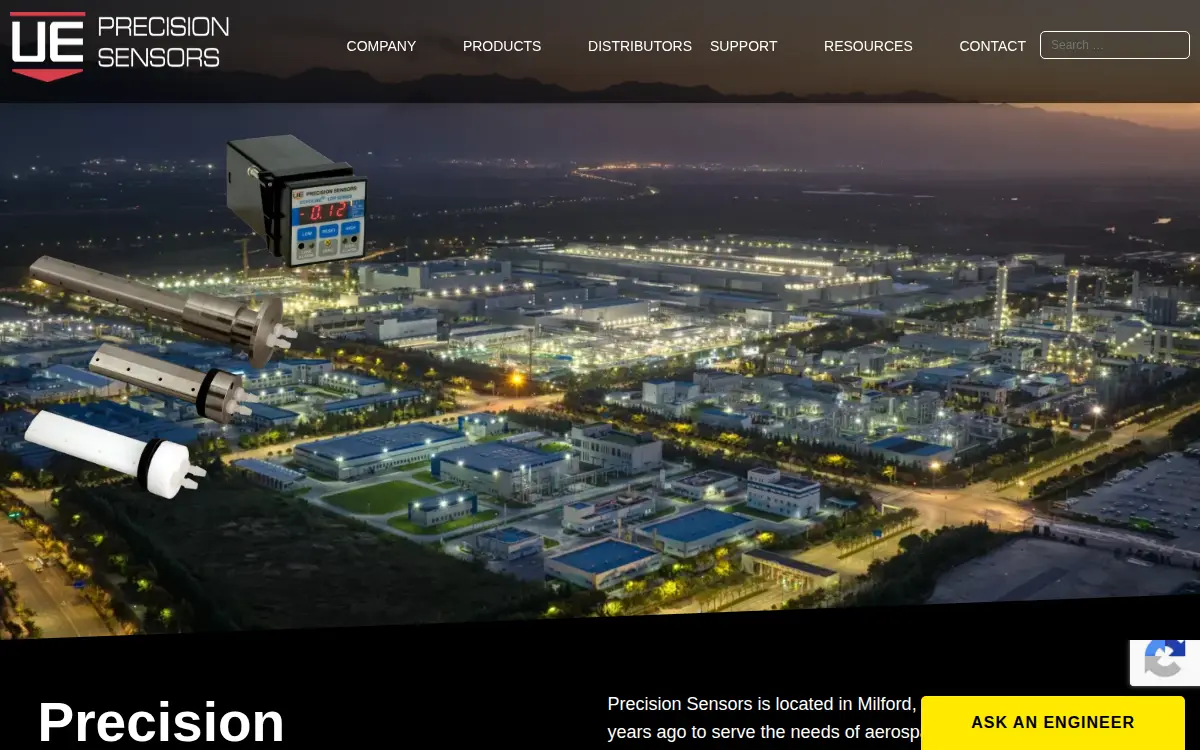 Homepage of United Electric Controls CO
