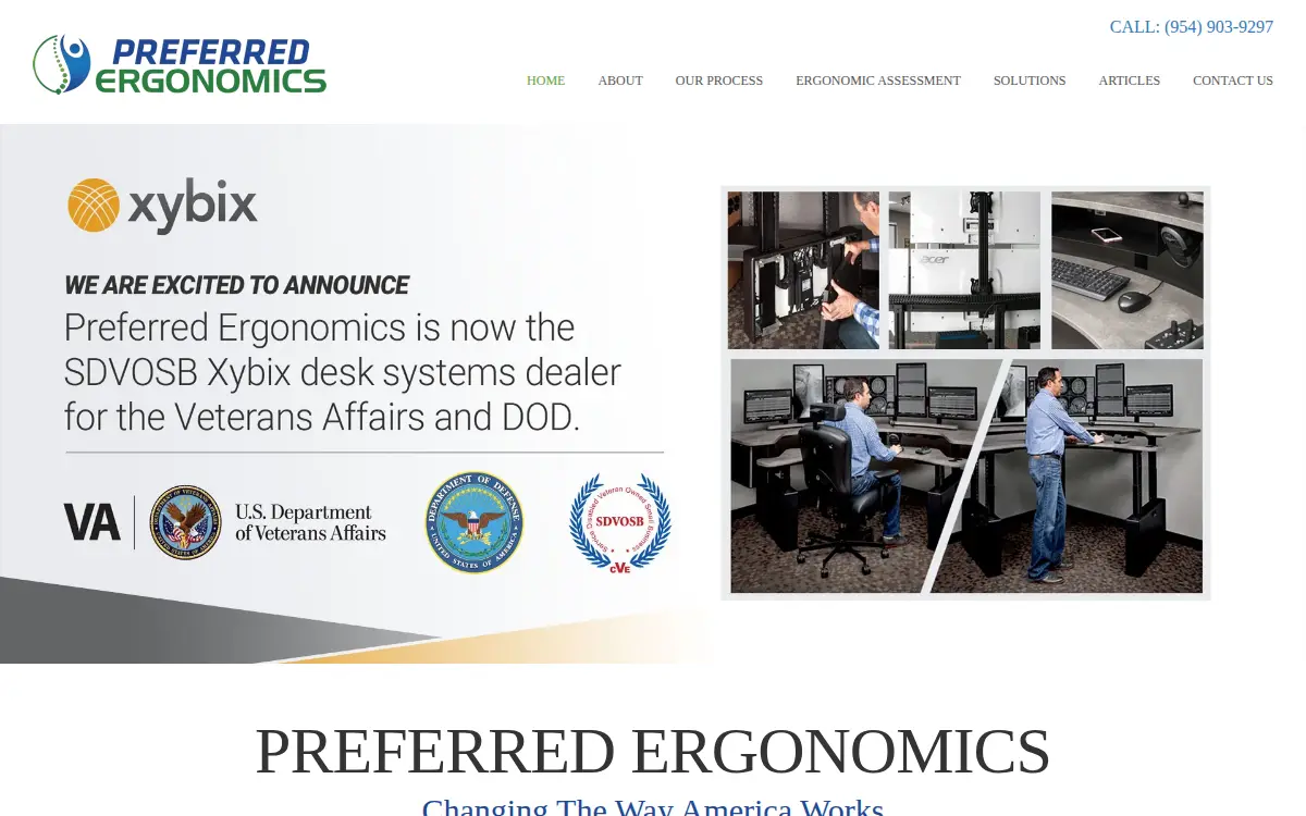 Homepage of Preferred Solutions Group, LLC