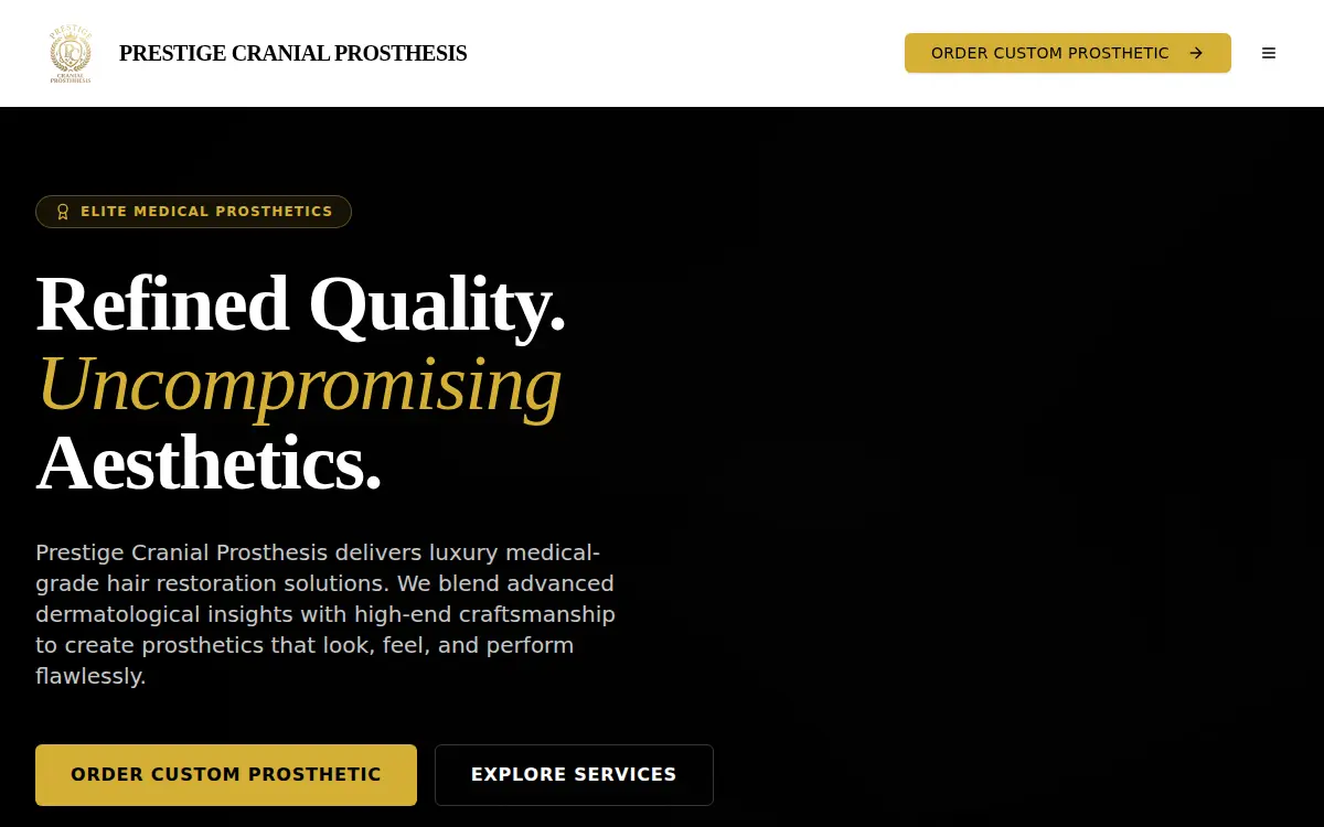 Homepage of Prestige Beauty CO LLC