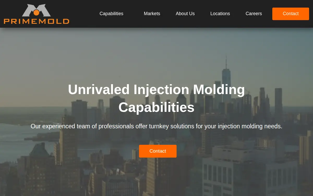 Homepage of Prime Mold LLC