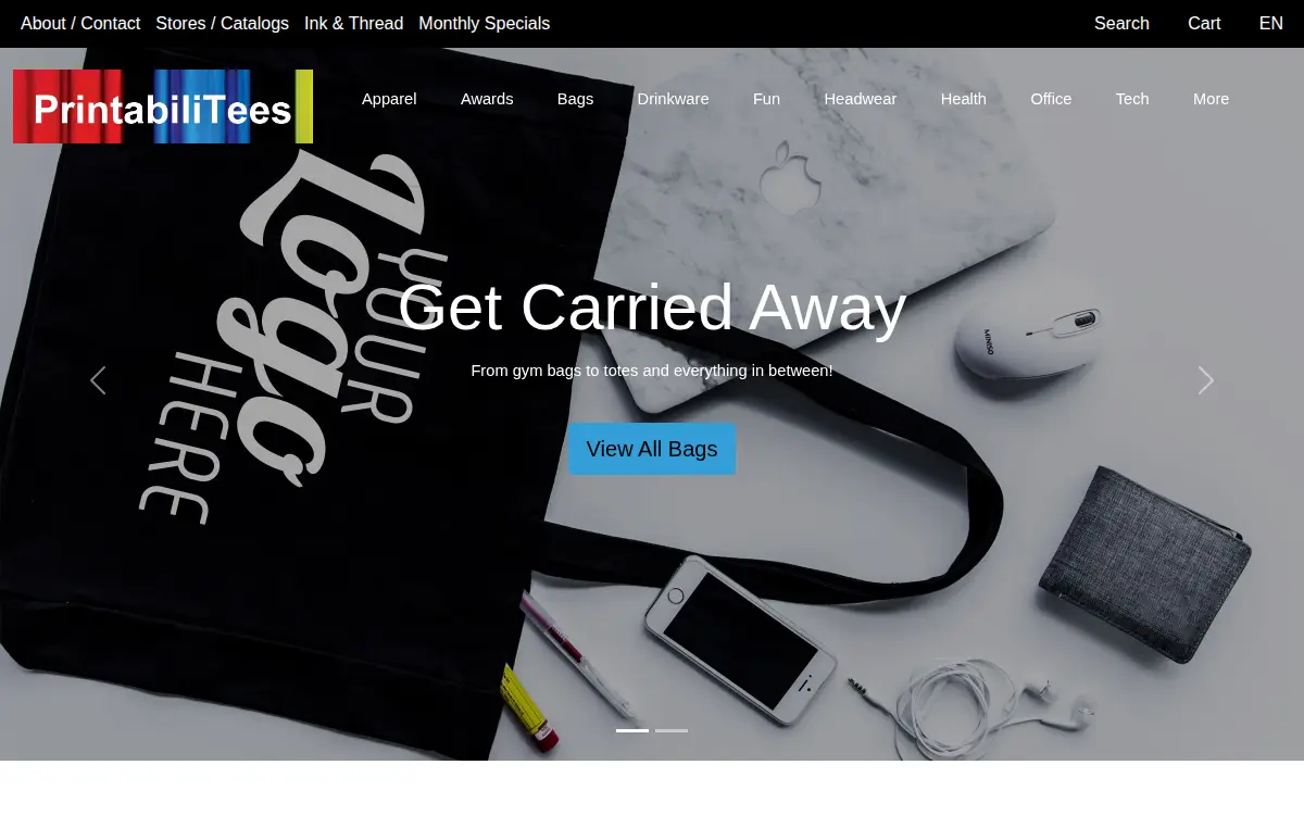 Homepage of Printabilitees, LLC