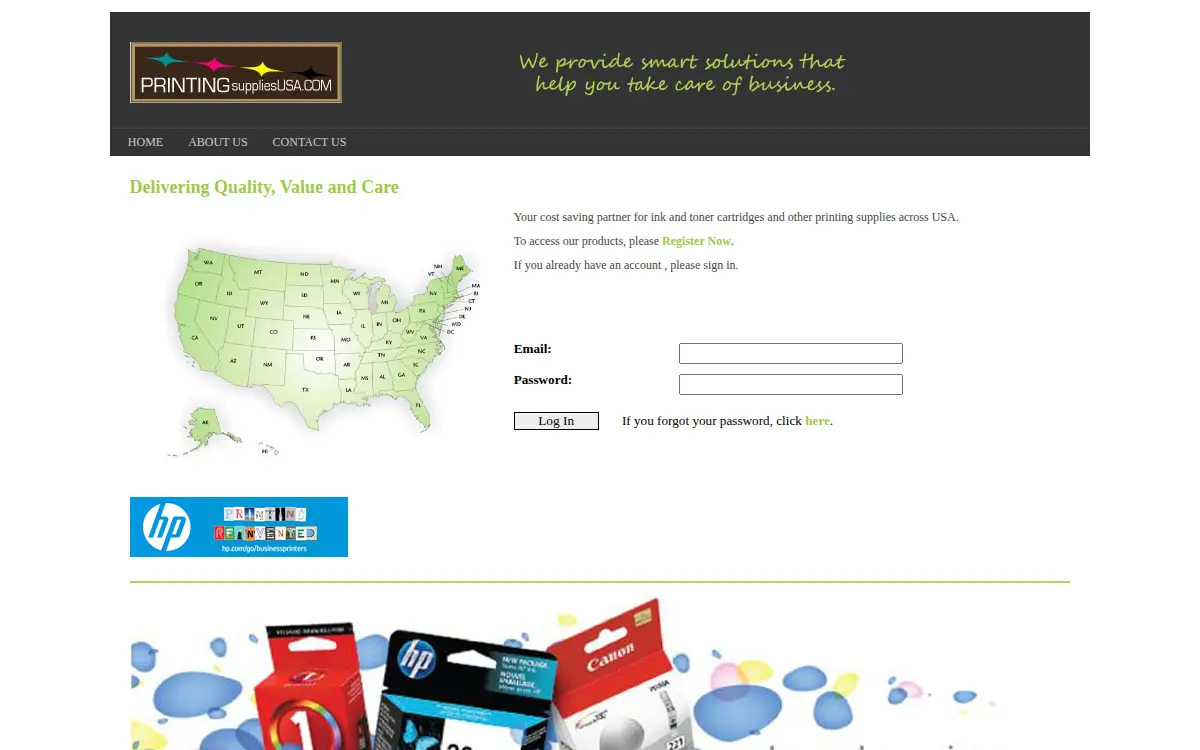 Homepage of B2b Supplies USA LLC