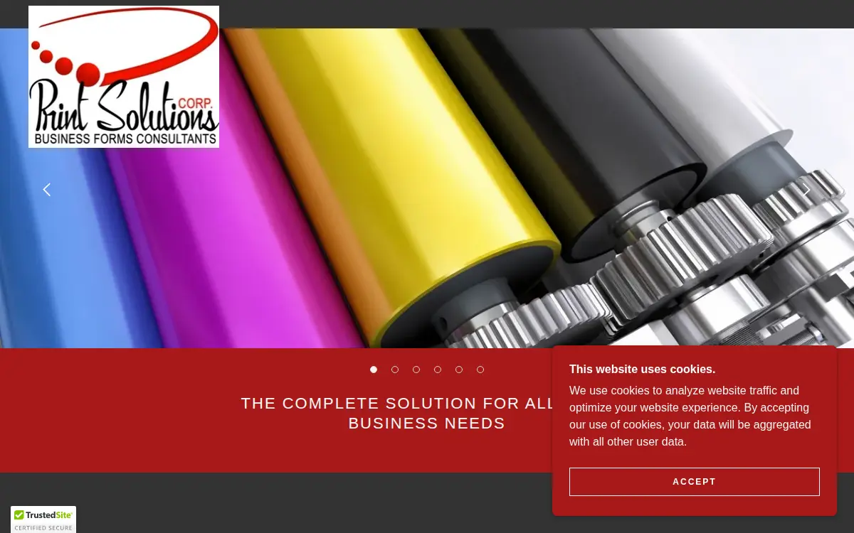 Homepage of Print Solutions CORP