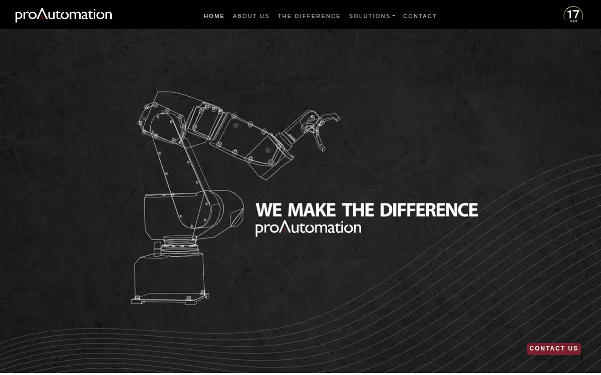 Homepage of Proautomation LLC