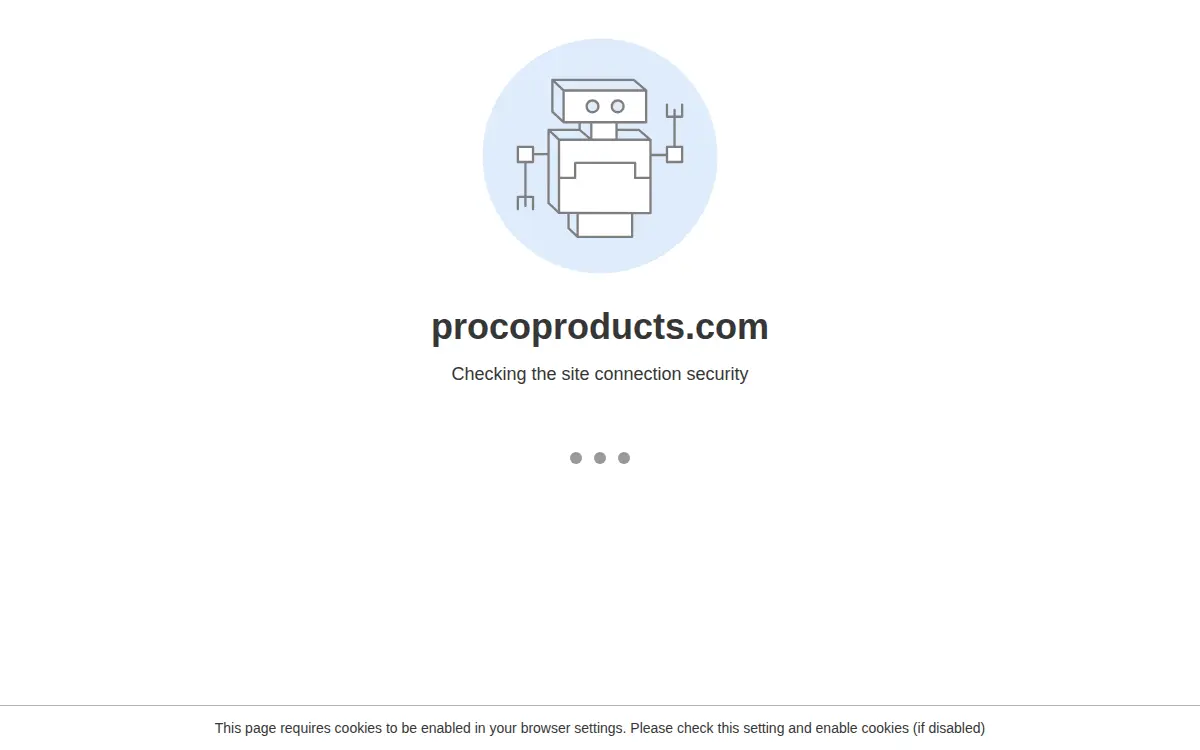 Homepage of Proco Products, INC
