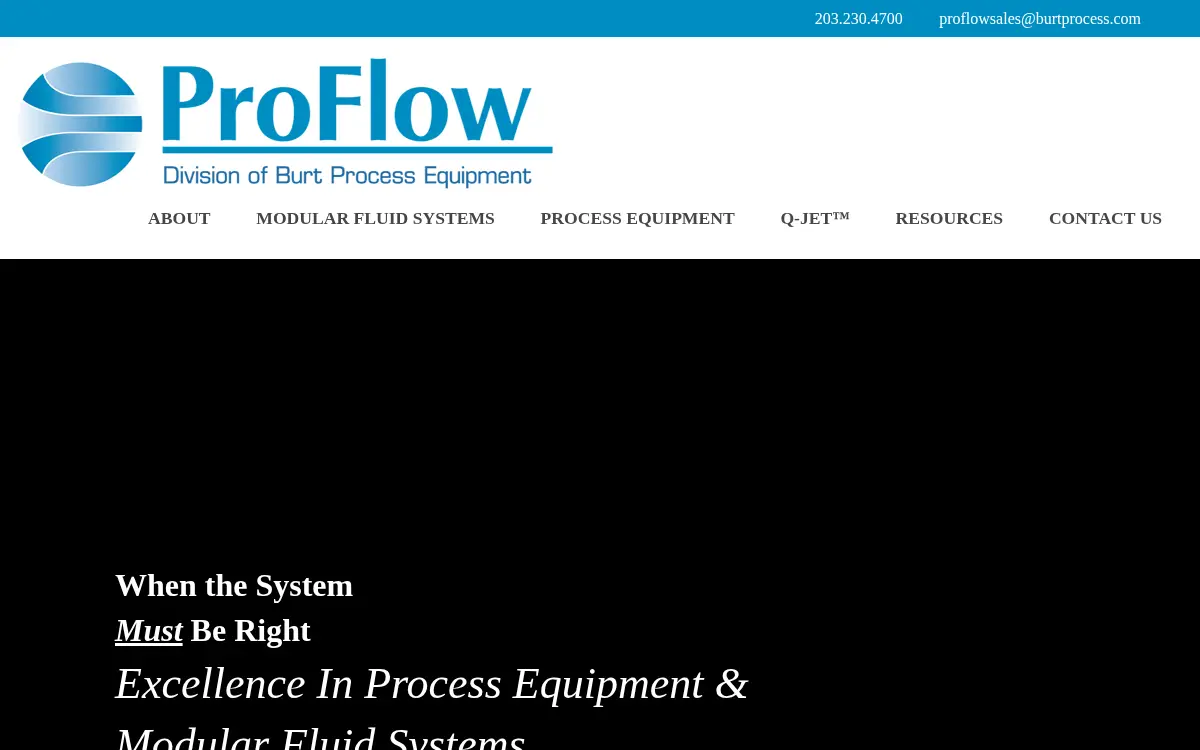 Homepage of Burt Process Equipment INC
