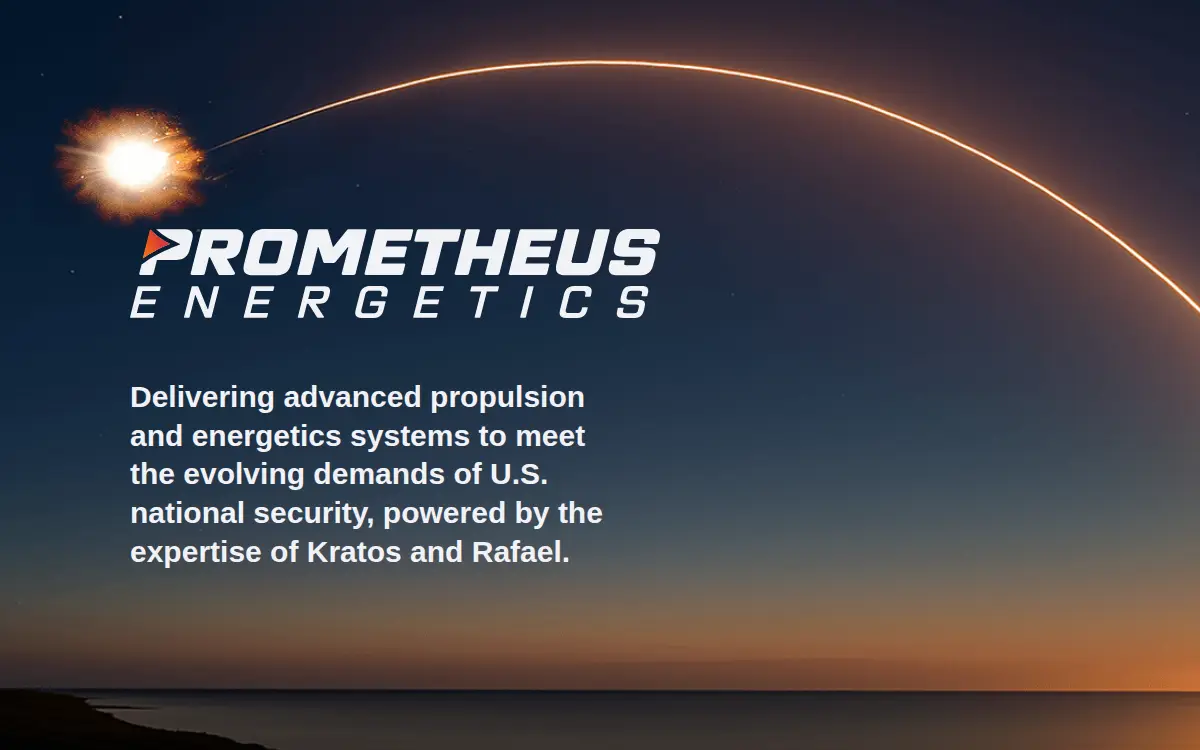 Homepage of Prometheus Energetics, LLC