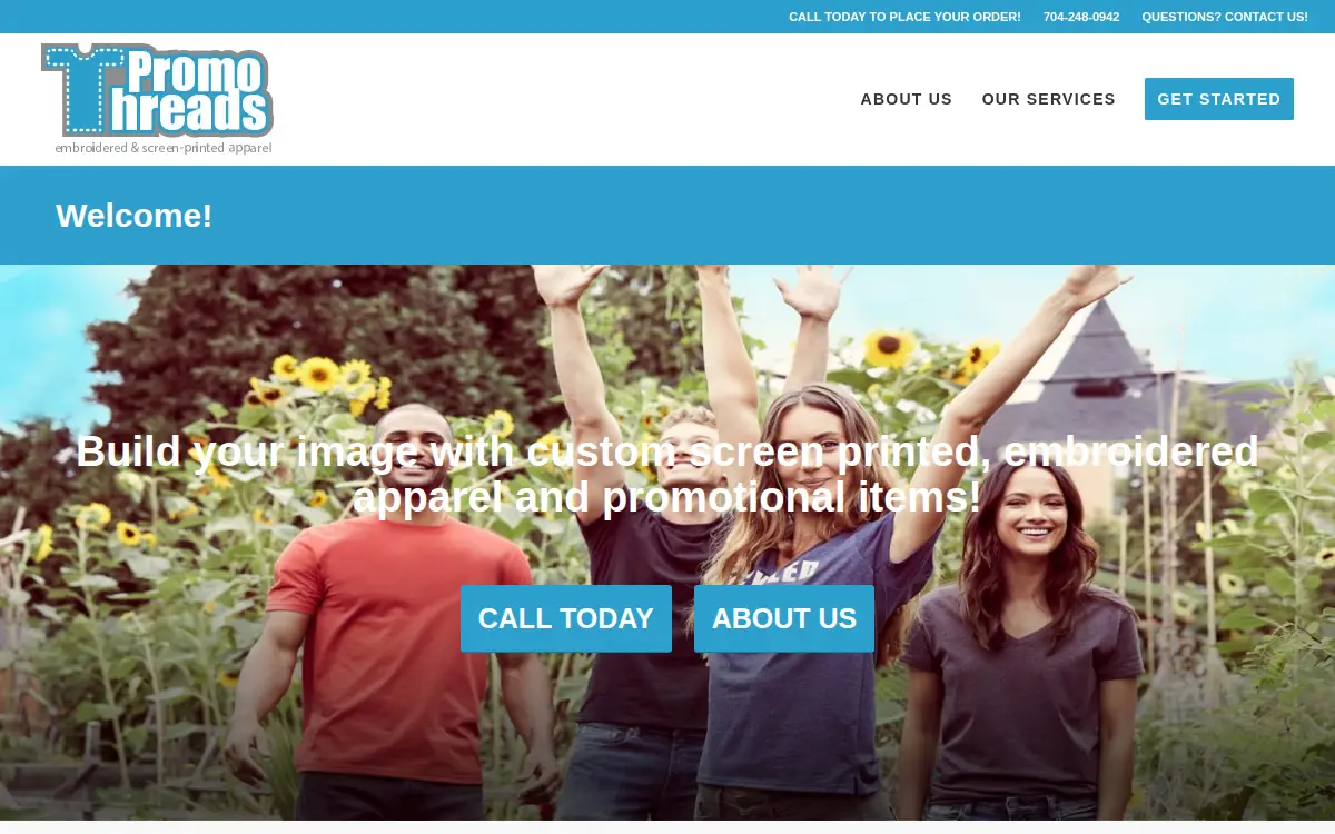 Homepage of Promothreads INC