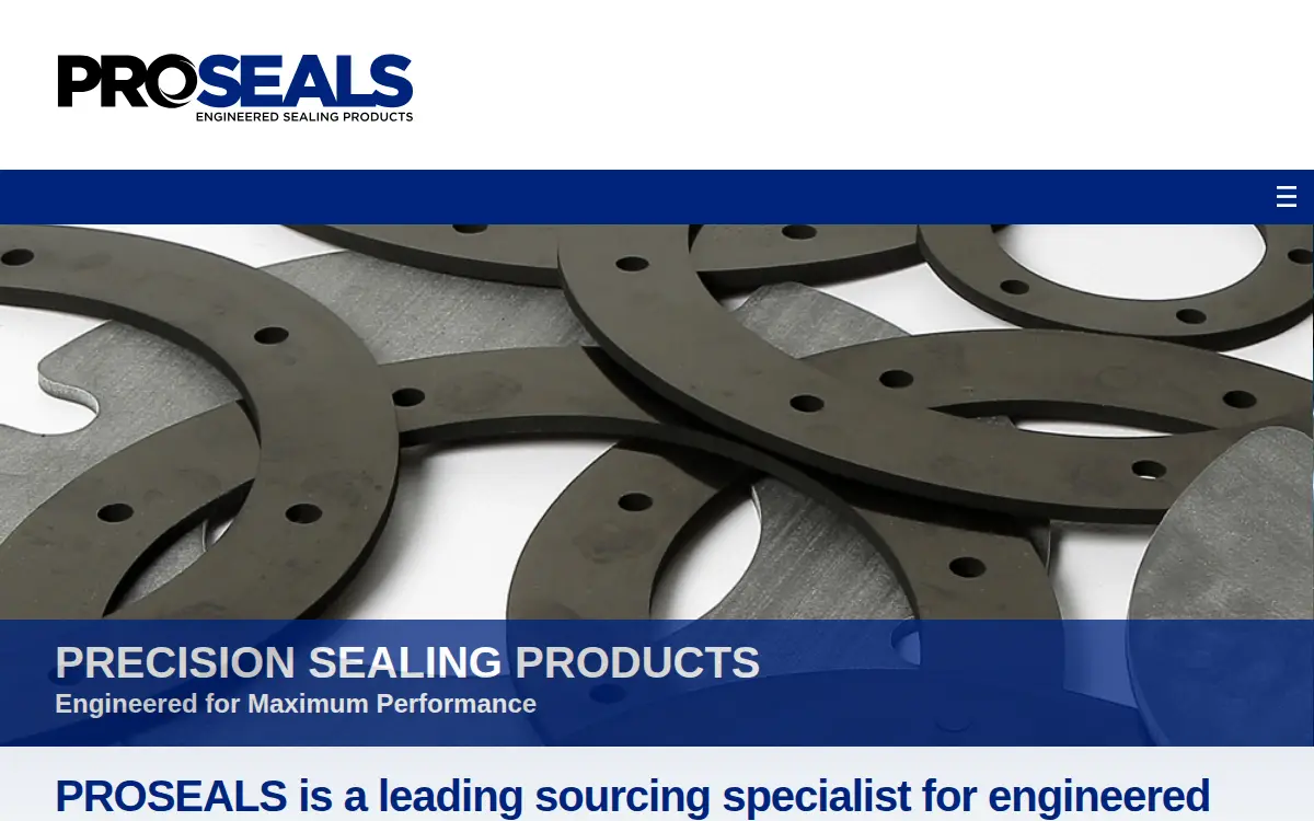 Homepage of Proseals Usa, INC