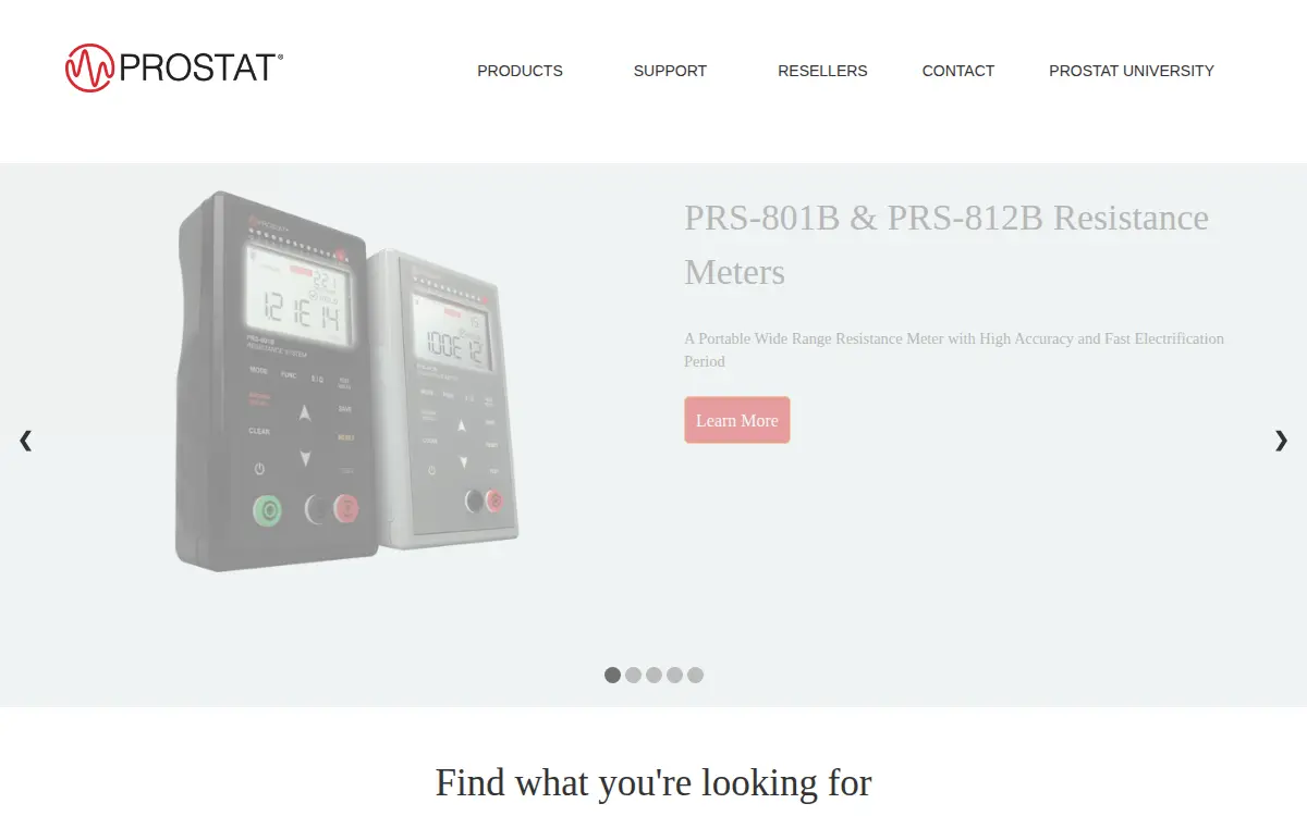 Homepage of Prostat CORP