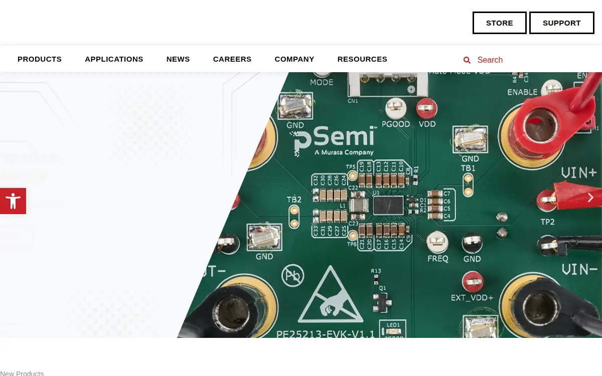 Homepage of Psemi CORP