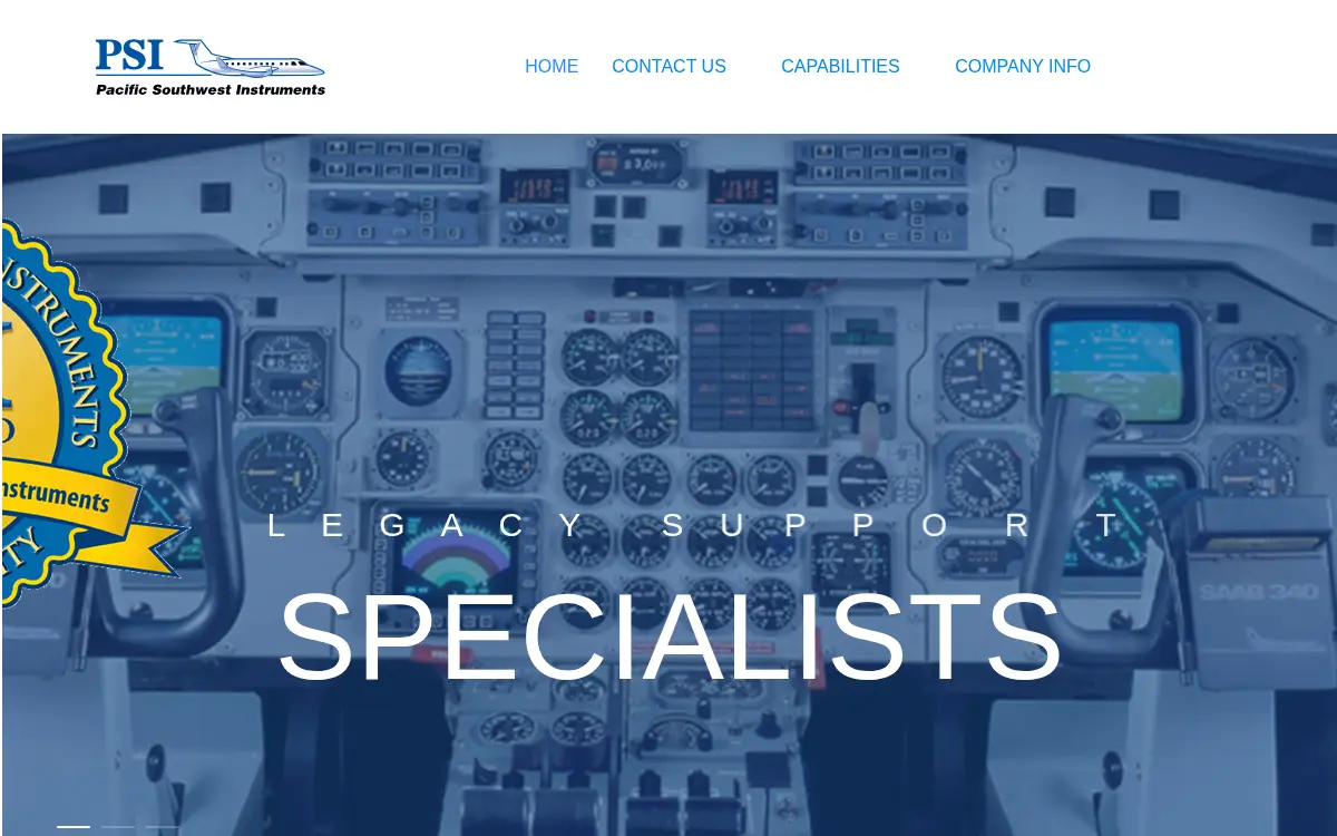Homepage of Pacwest Instrument Labs, INC