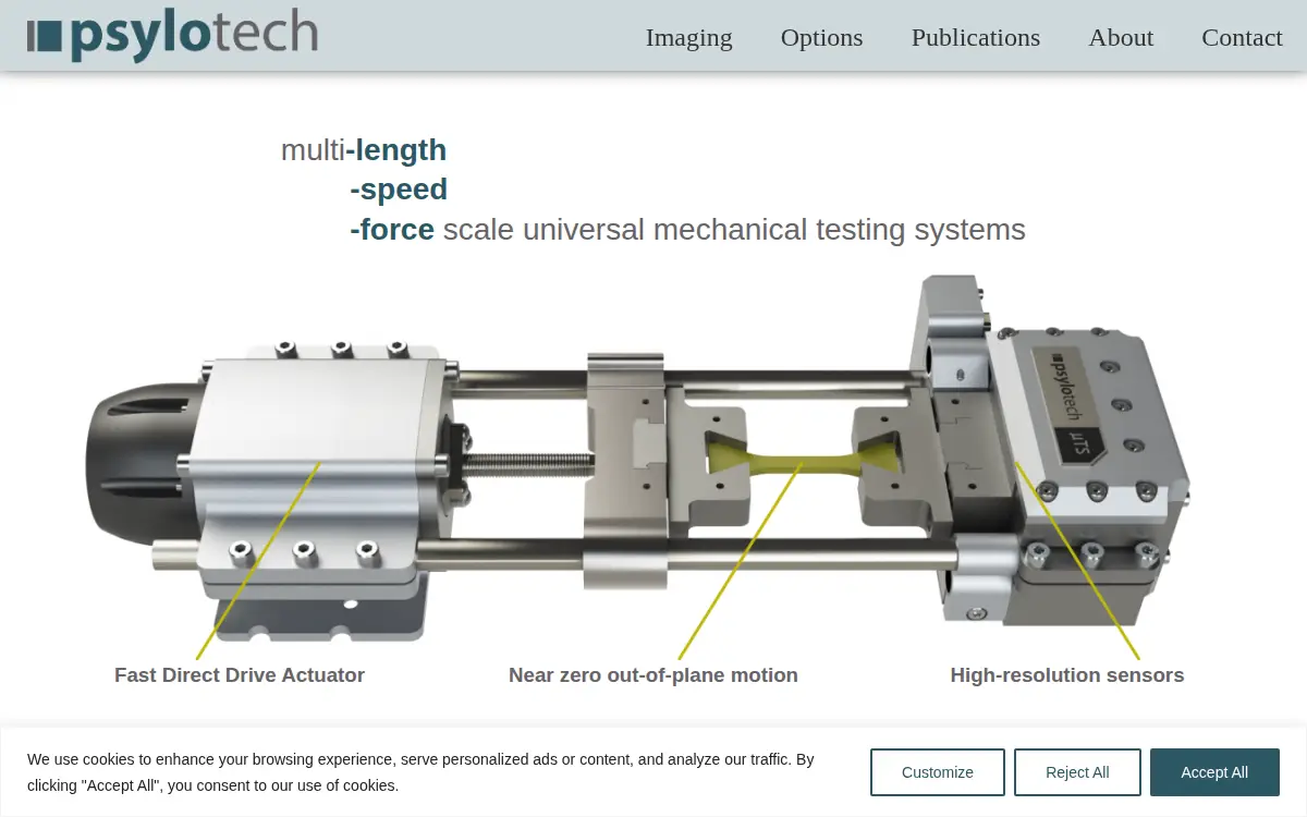 Homepage of Psylotech, INC.