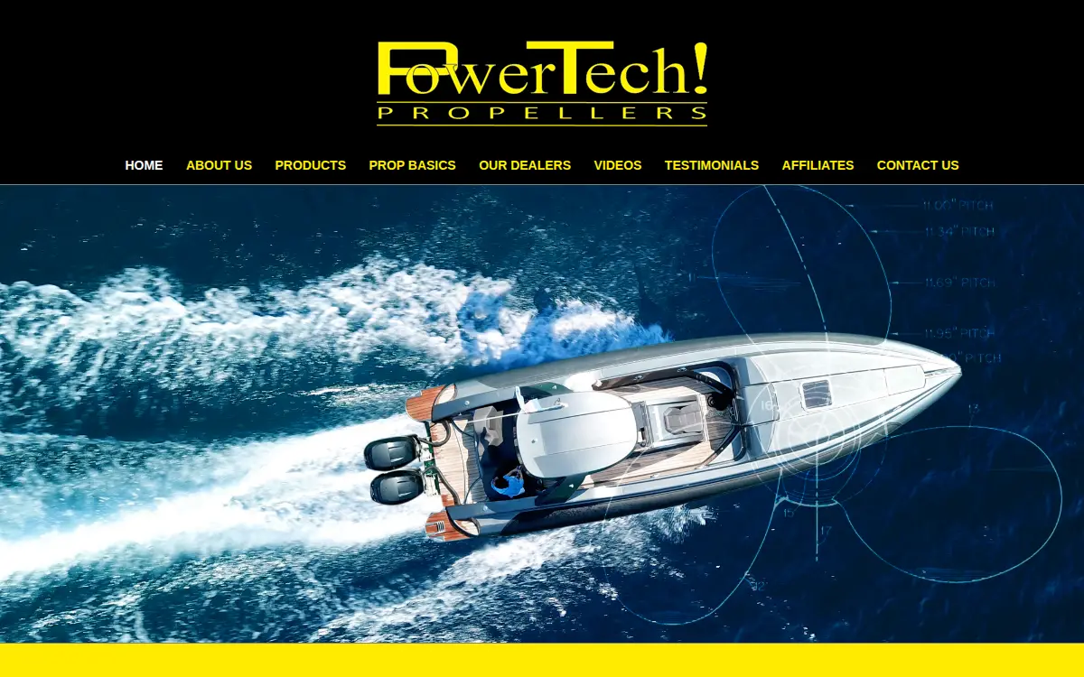 Homepage of Propulsion Technologies INC