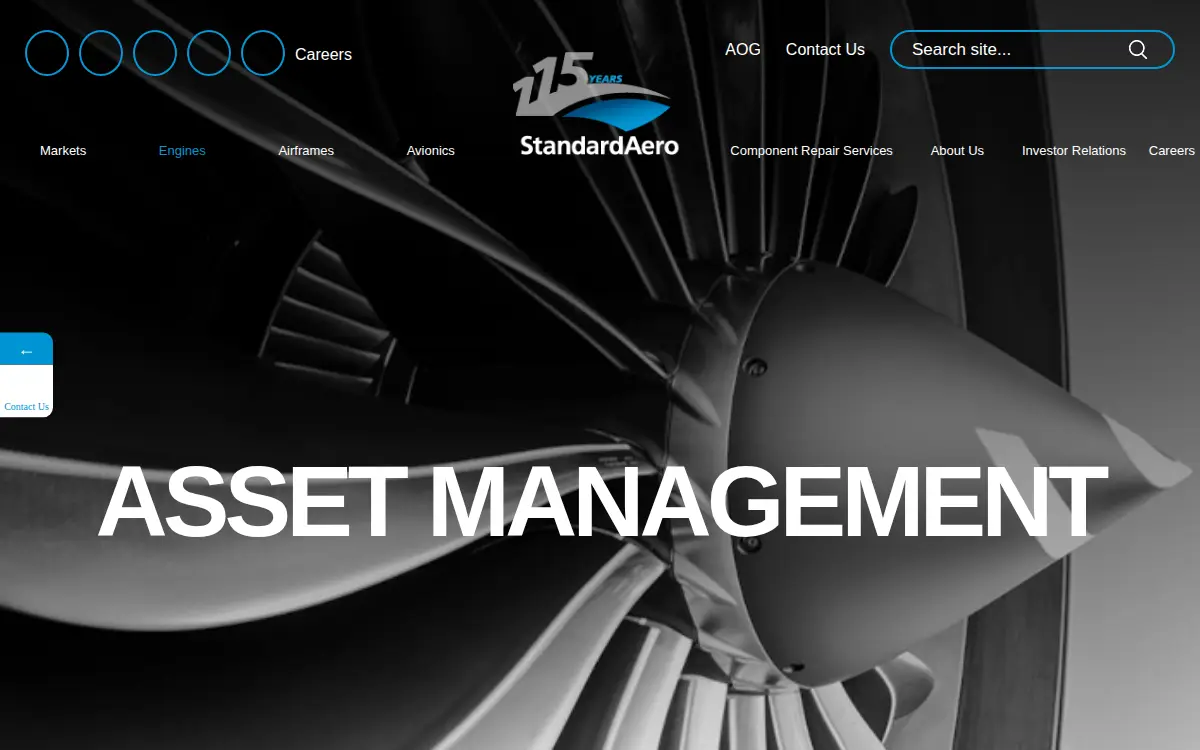 Homepage of Pts Aviation, LLC