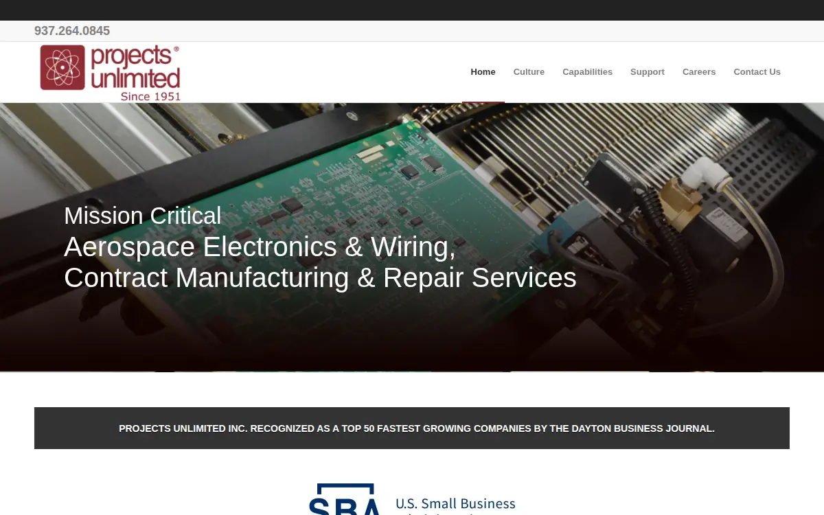 Homepage of Projects Unlimited INC
