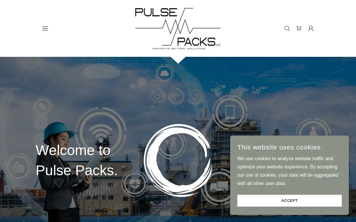 Homepage of Pulsepacks LLC