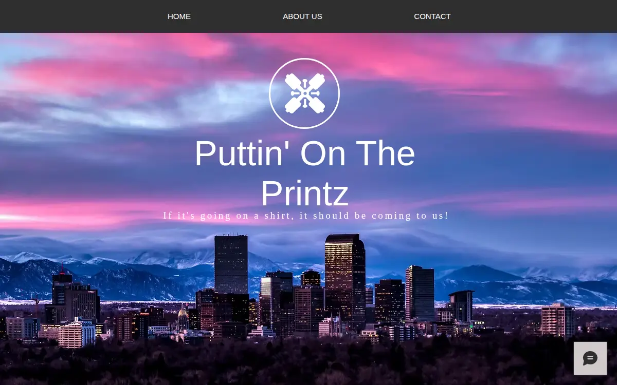 Homepage of Puttin on the Printz LLC
