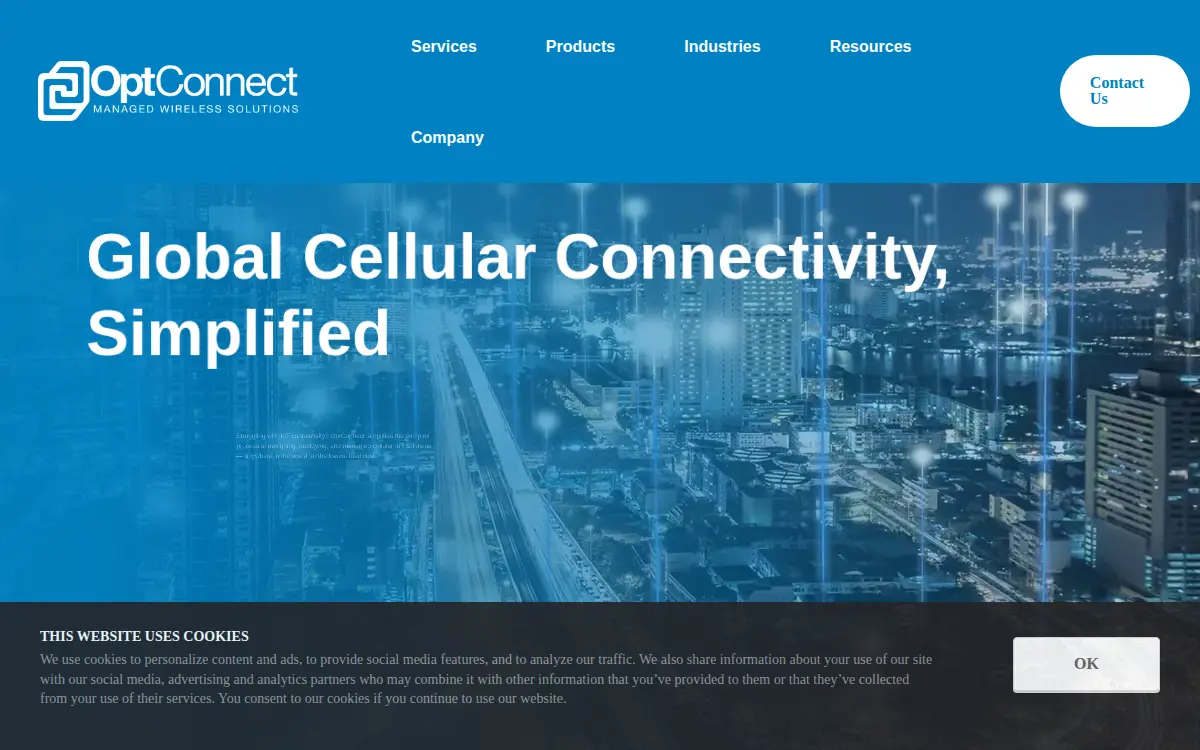 Homepage of Premier Wireless Solutions, LLC
