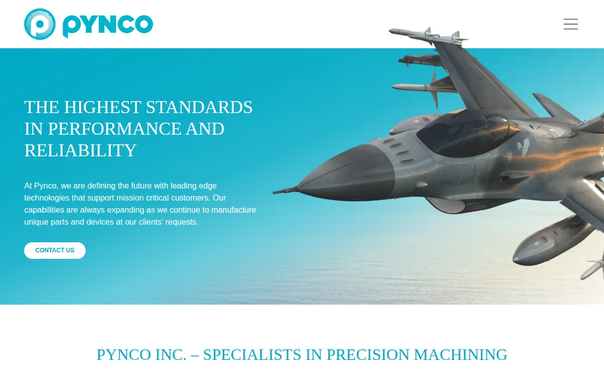 Homepage of Pynco INC