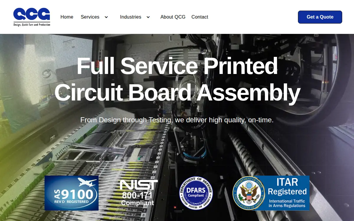 Homepage of Q C Graphics, INC.