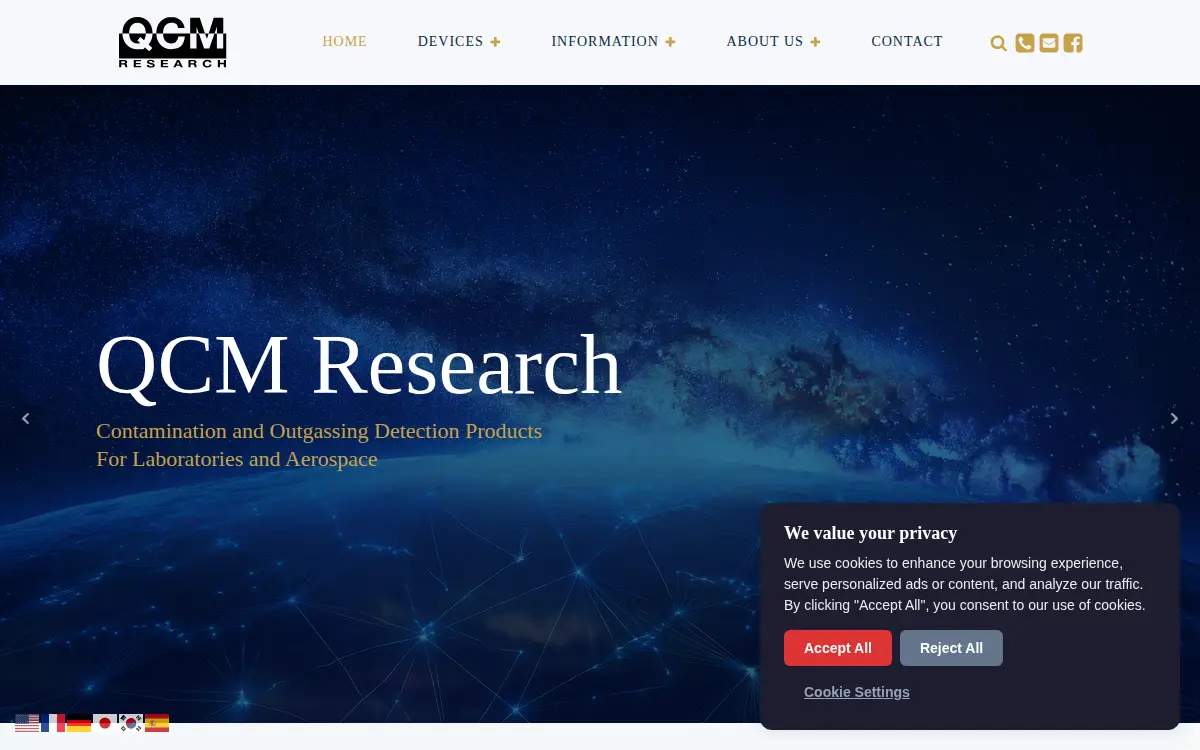 Homepage of Qcm Research