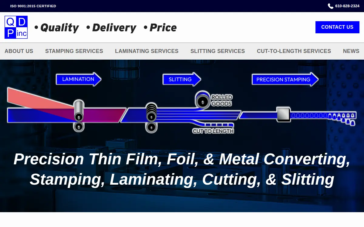 Homepage of Qdp, INC.