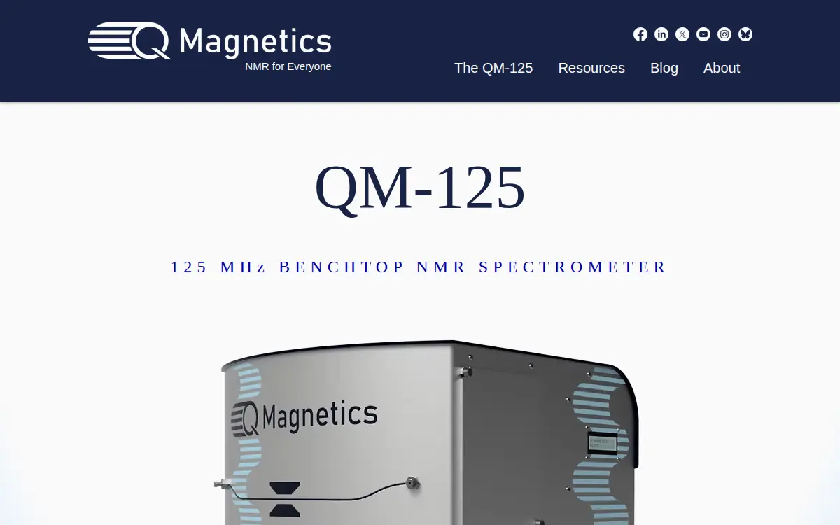 Homepage of Q Magnetics LLC
