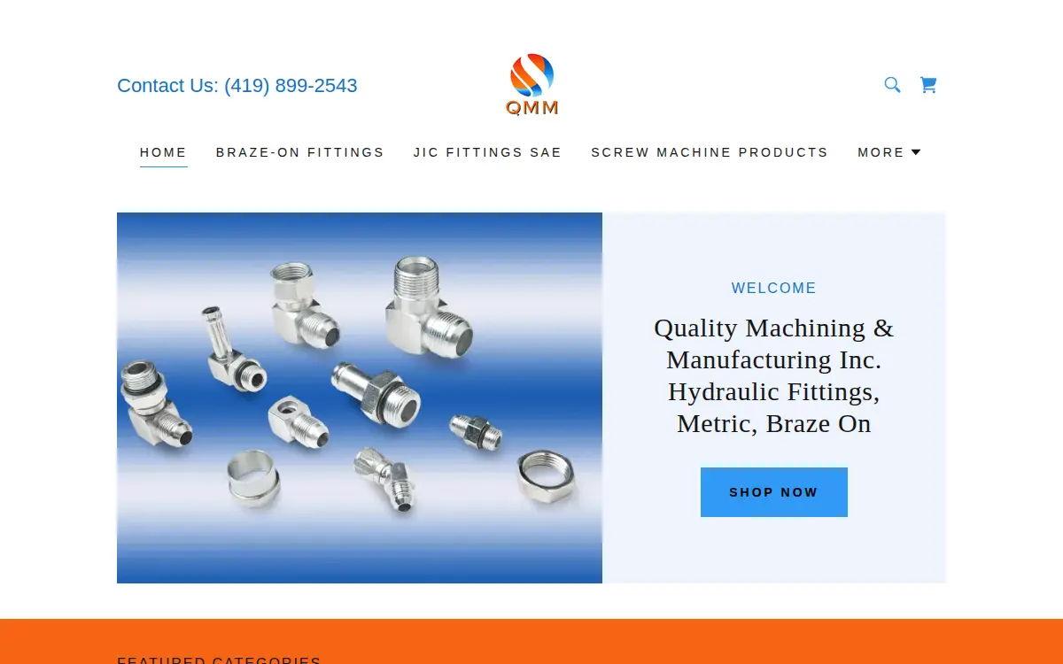 Homepage of Quality Machining & Manufacturing INC