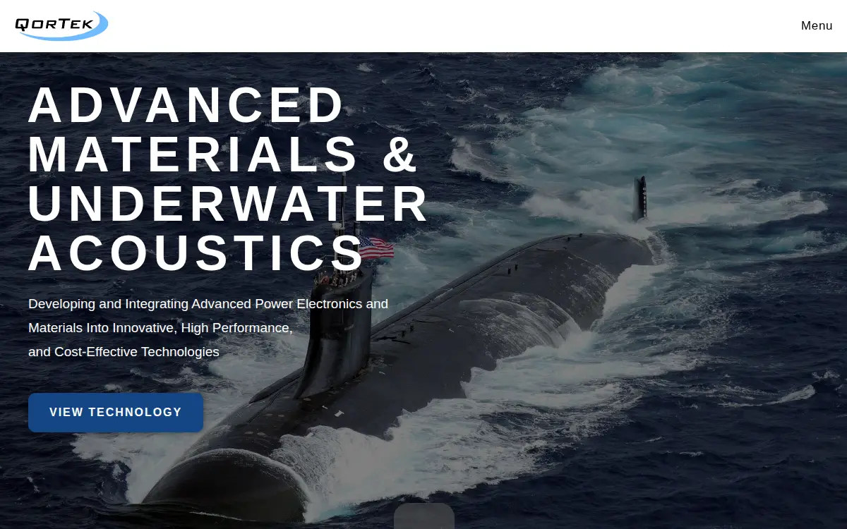 Homepage of Qortek INC
