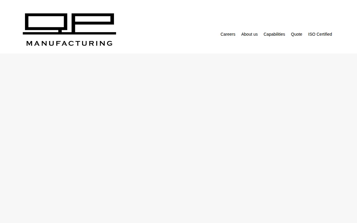 Homepage of Qp Mfg Group LLC