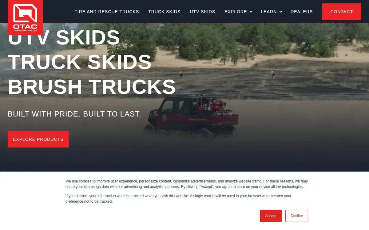 Homepage of Mtech, INC